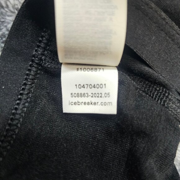 Icebreaker Siren Hipkini Panties womens XS Merino wool black sweat wicking Hike - Picture 8 of 15